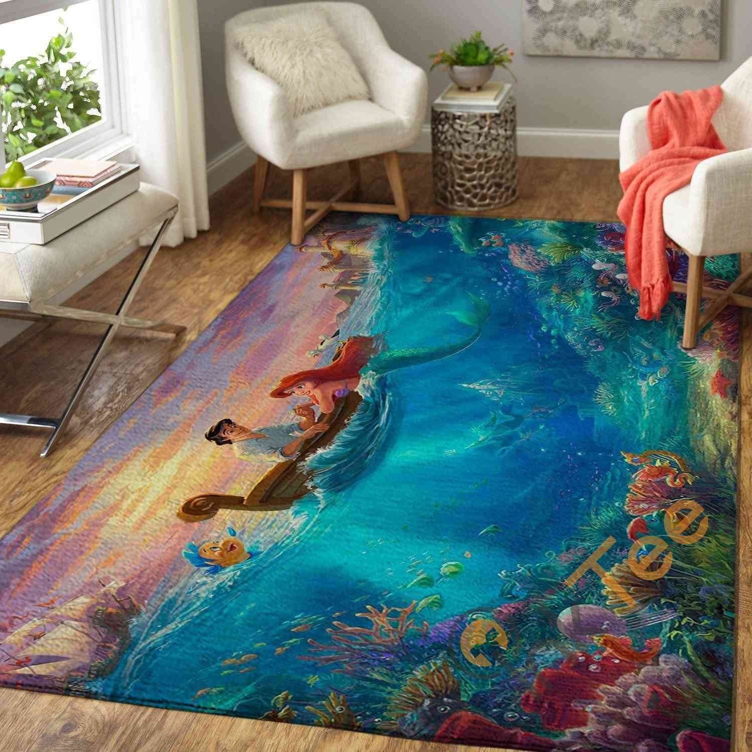 Little Mermaid Area Rug 2 Little Mermaid Area Rug