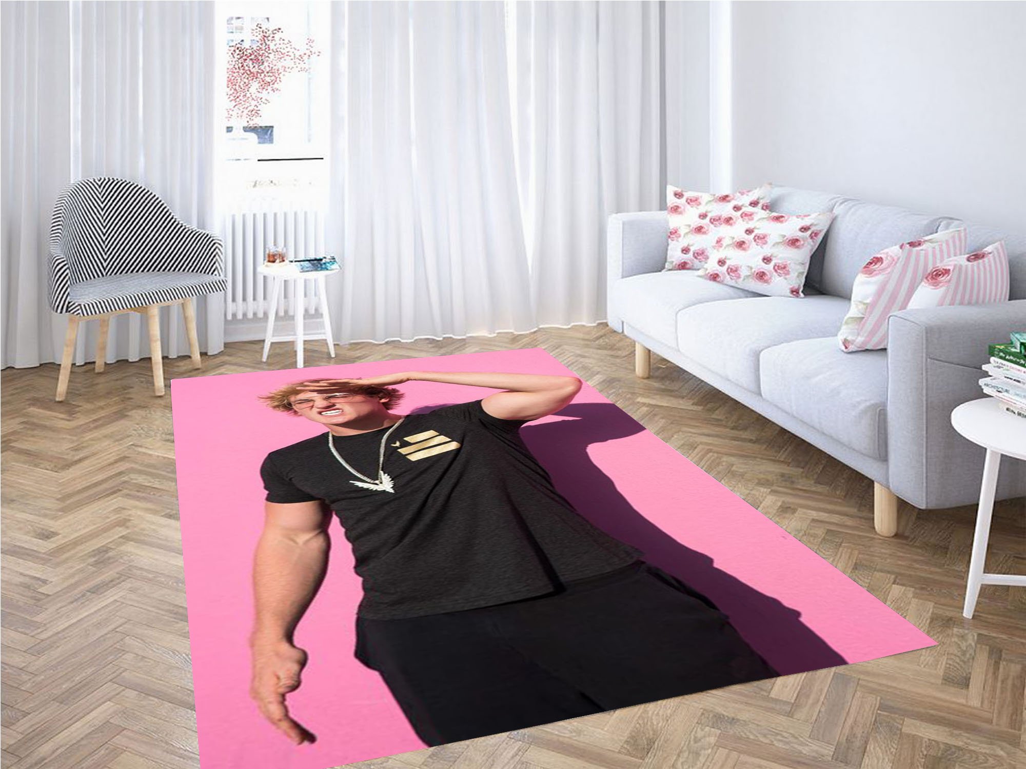 Logan Paul Is Trash Carpet Rug 2 Logan Paul Is Trash Carpet Rug