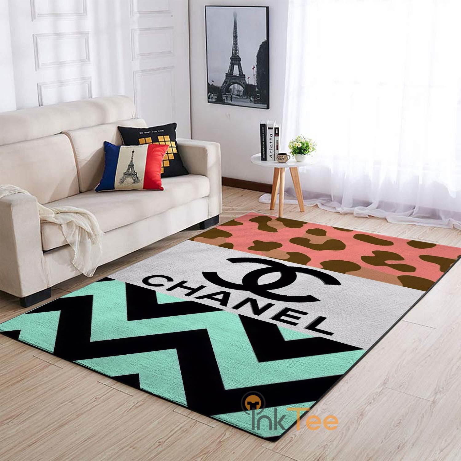Logo Chanel Area Rug