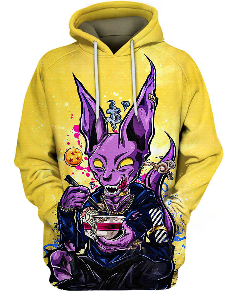 Lord Beerus Hoodie 3D