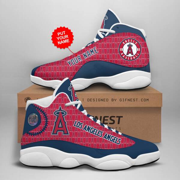 Los Angeles Angels Custom Air Jordan Shoes 3 Los Angeles Angels Custom Air Jordan Shoes