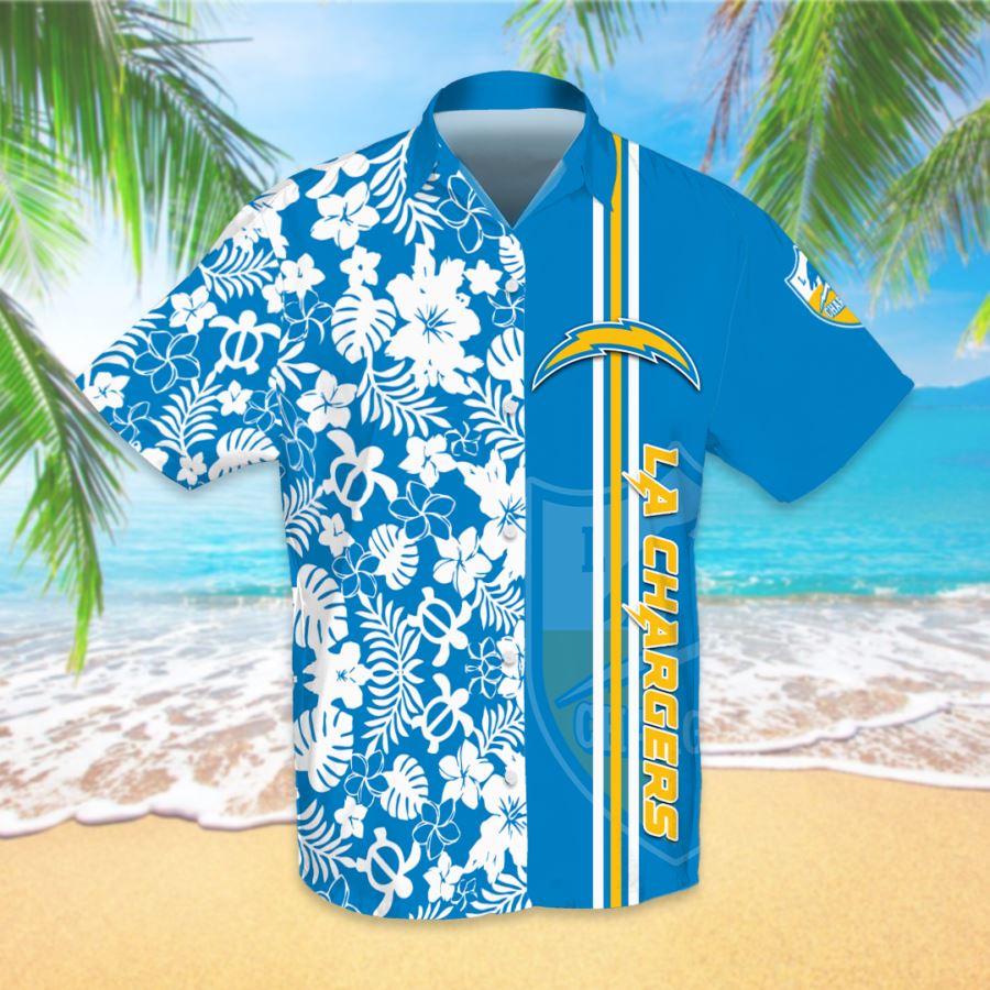Los Angeles Chargers Custom Hawaiian shirts 7 Los Angeles Chargers Custom Hawaiian shirts