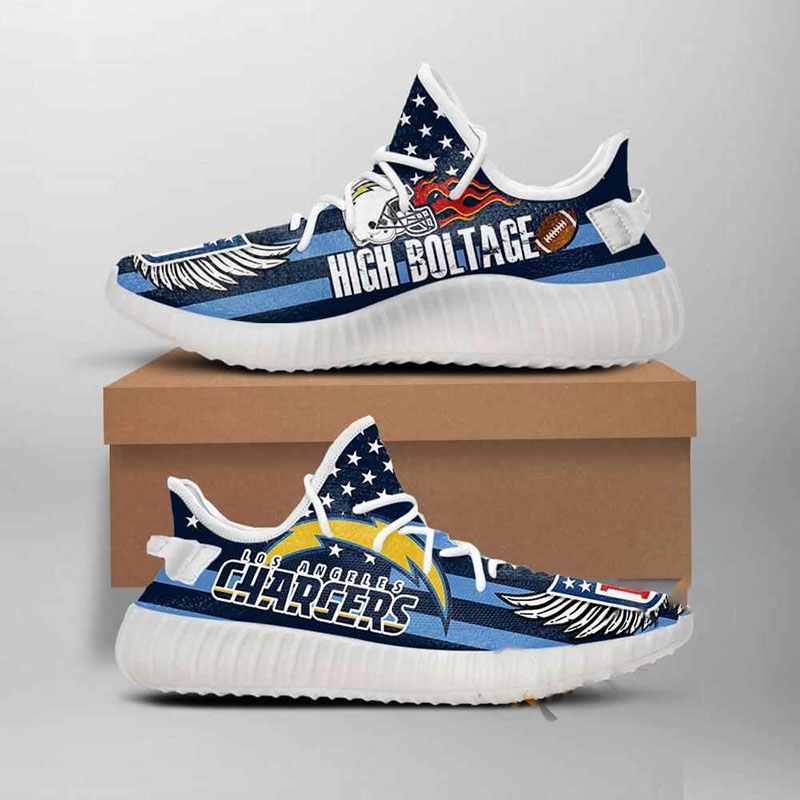 Los Angeles Chargers High Boltage Nfl Yeezy Boost