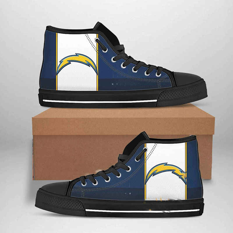 Los Angeles Chargers Nfl Football High Top Shoes