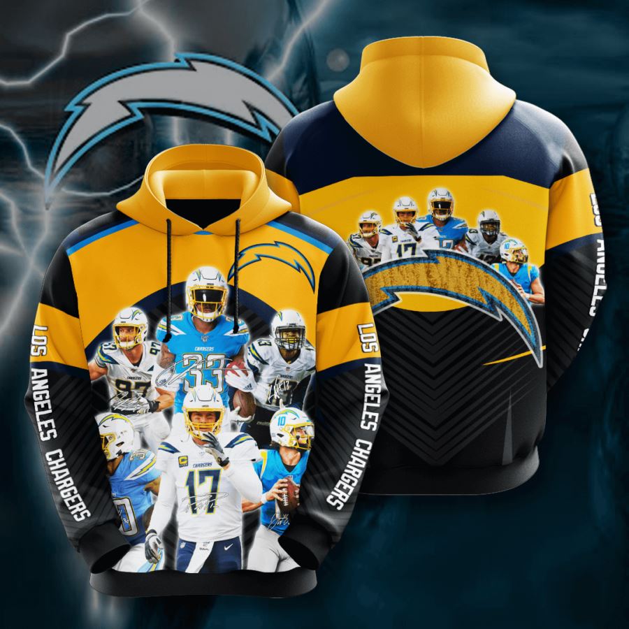 Los Angeles Chargers Custom Hoodie 3D