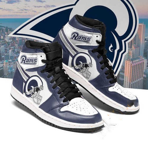 Los Angeles Rams Custom Air Jordan Shoes 15 Los Angeles Rams Custom Air Jordan Shoes