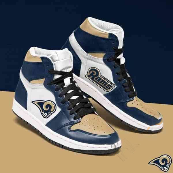 Los Angeles Rams Nfl Football Custom Air Jordan Shoes