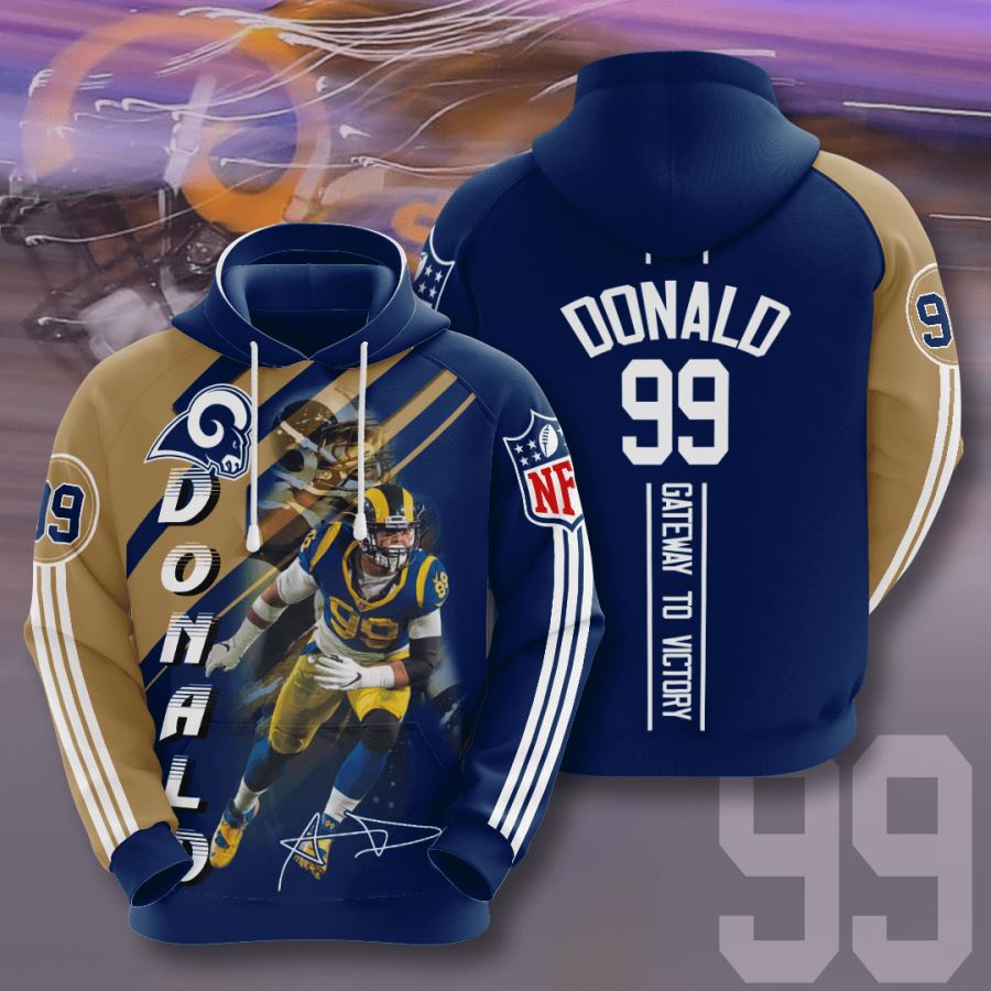 Los Angeles Rams Custom Hoodie 3D