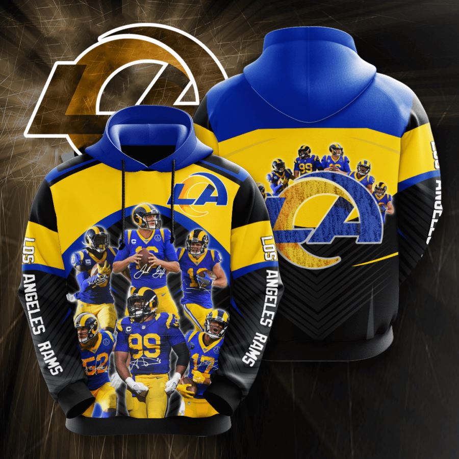 Los Angeles Rams Custom Hoodie 3D