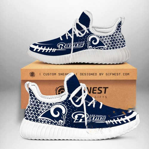 Los Angeles Rams Team Customize Yeezy Boost