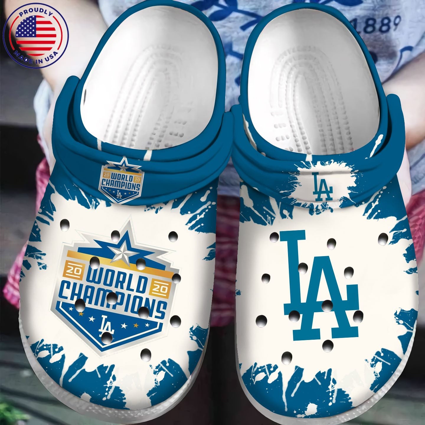 Los Angles Dodgers World Champions For Mlb Fans Crocs Clog Shoes 4 Los Angles Dodgers World Champions For Mlb Fans Crocs Clog Shoes