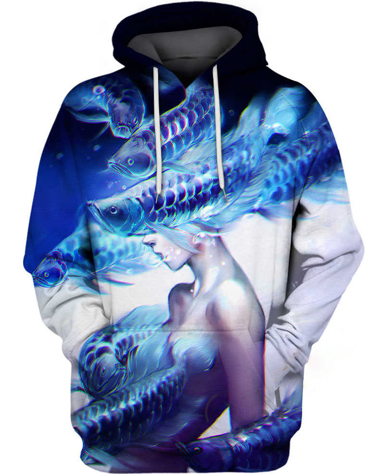 Lost In A Crowded Sea Hoodie 3D