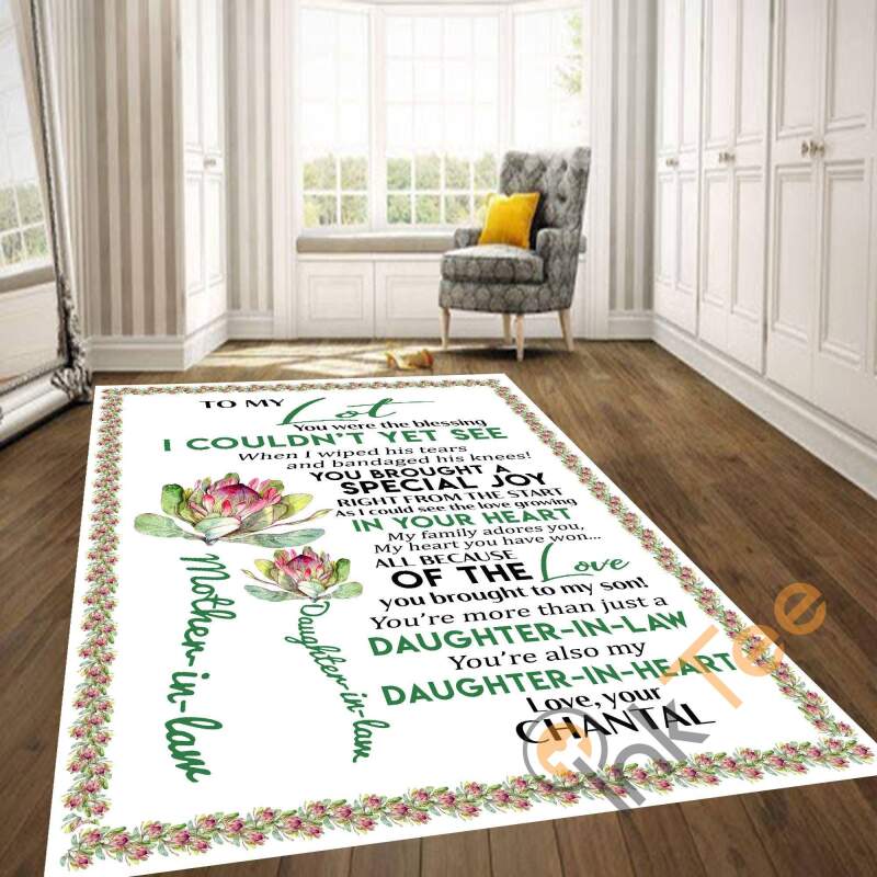 Lotus Flower Customized Living Room Bedroom Gift For Daughter Rug 3 Lotus Flower Customized Living Room Bedroom Gift For Daughter Rug