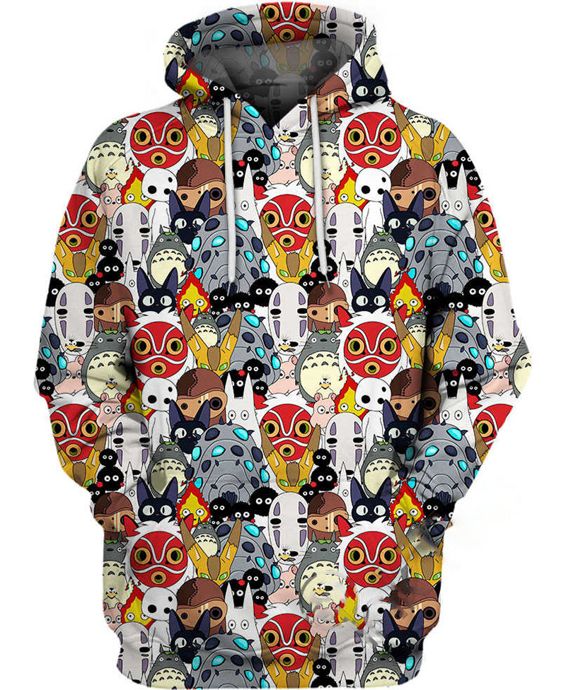 Lovely Creature Of Studio Ghibli Hoodie 3D 12 Lovely Creature Of Studio Ghibli Hoodie 3D