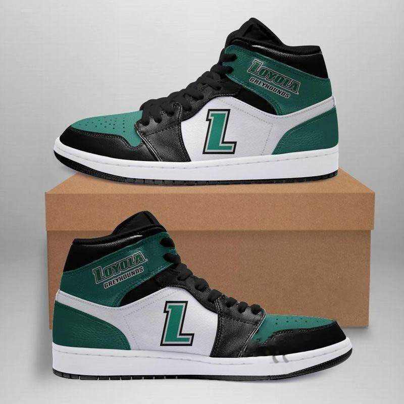 Loyola Greyhounds Custom Air Jordan Shoes