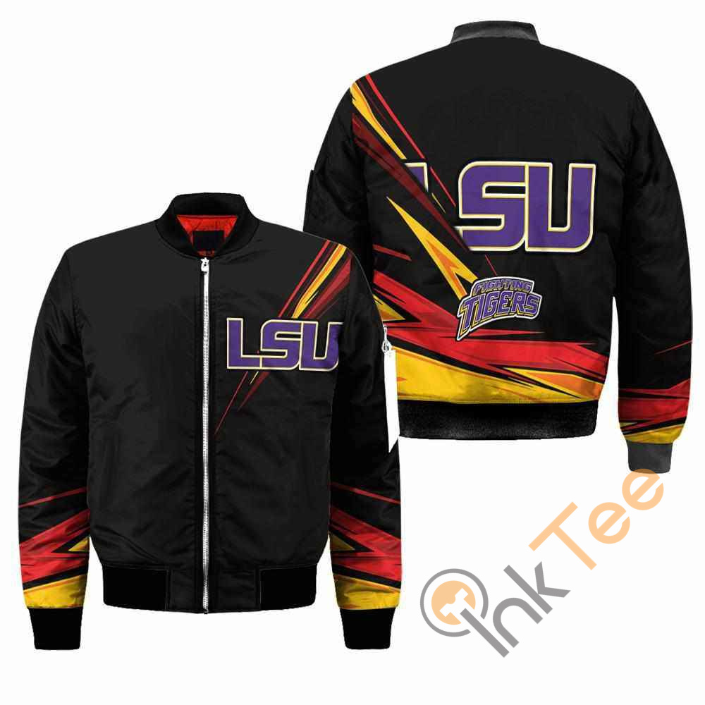 LSU Tigers NCAA Black Apparel Best Christmas Gift For Fans Bomber Jacket