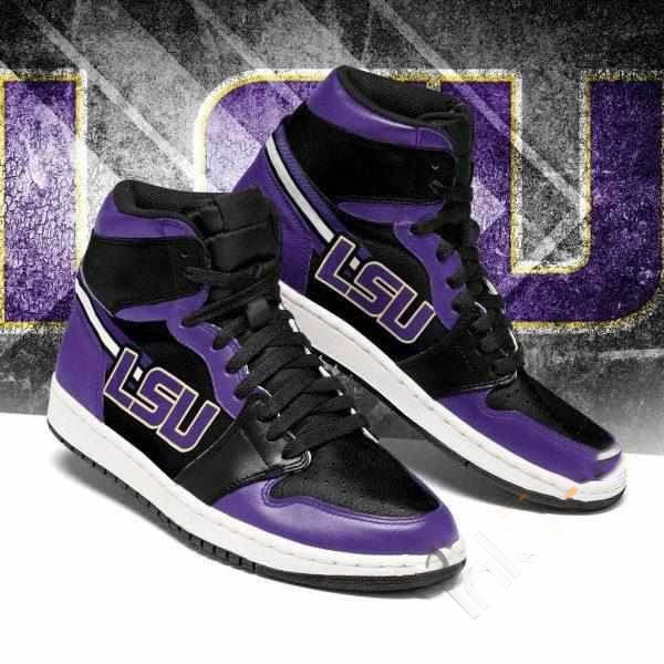 Lsu Tigers Ncaa Custom Air Jordan Shoes