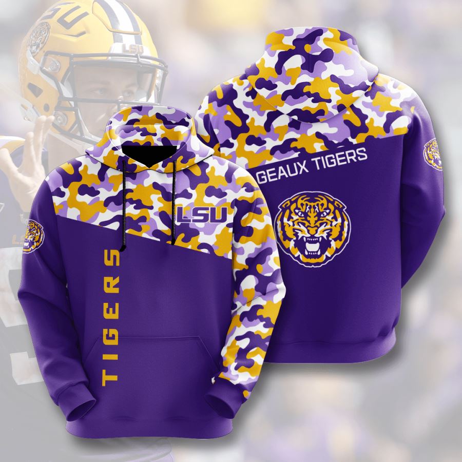 Lsu Tigers Custom Hoodie 3D