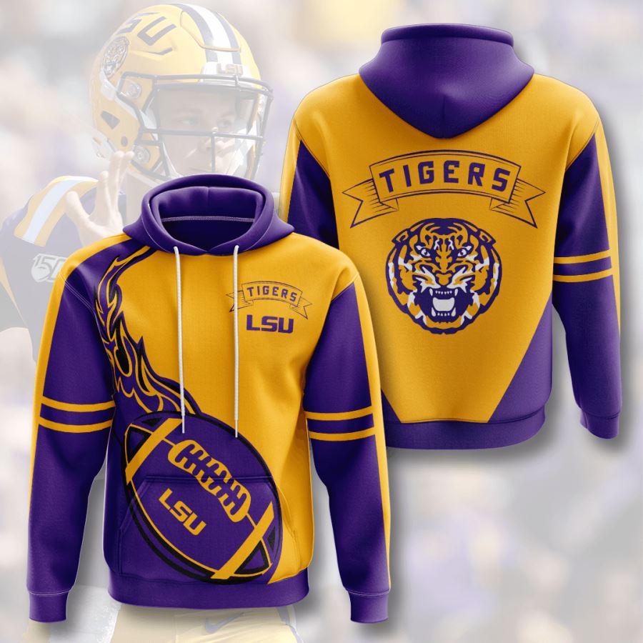 Lsu Tigers Custom Hoodie 3D