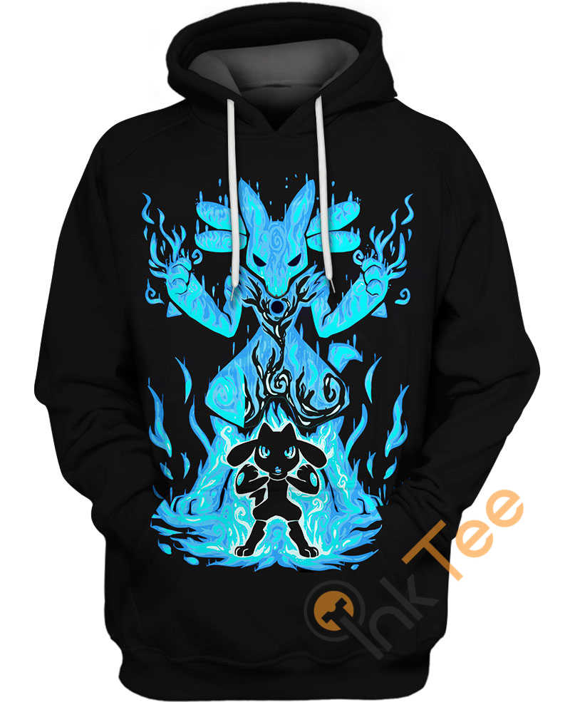 Lucario And Riolu Hoodie 3D