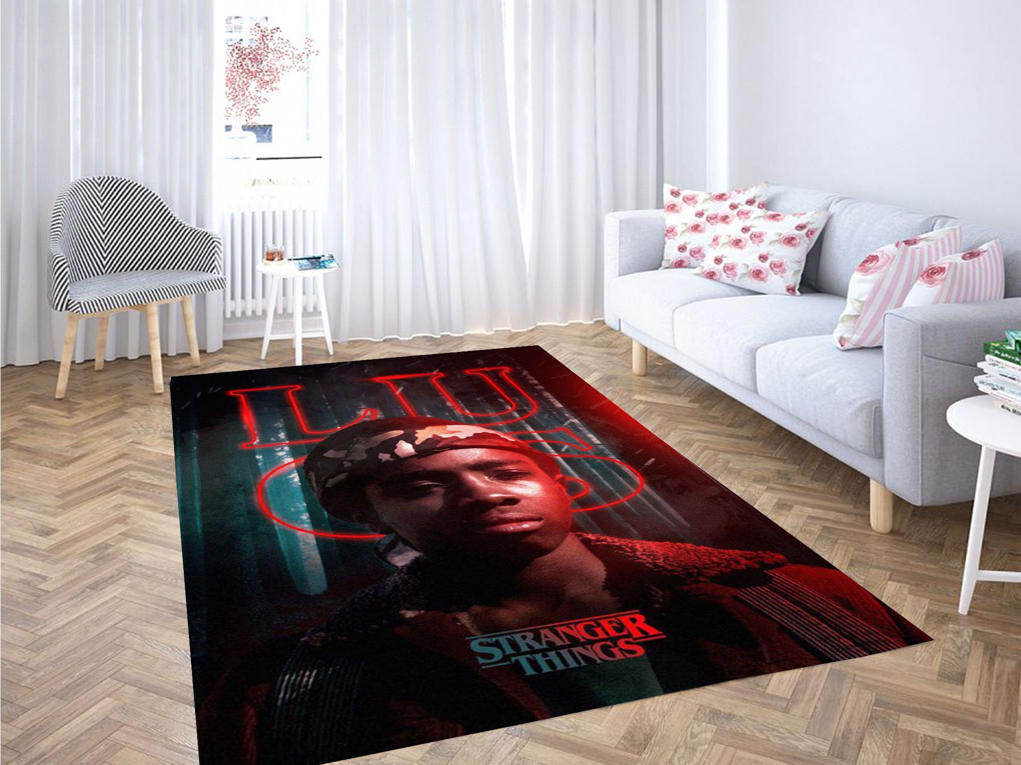 Lucas Stranger Things Carpet Rug 2 Lucas Stranger Things Carpet Rug