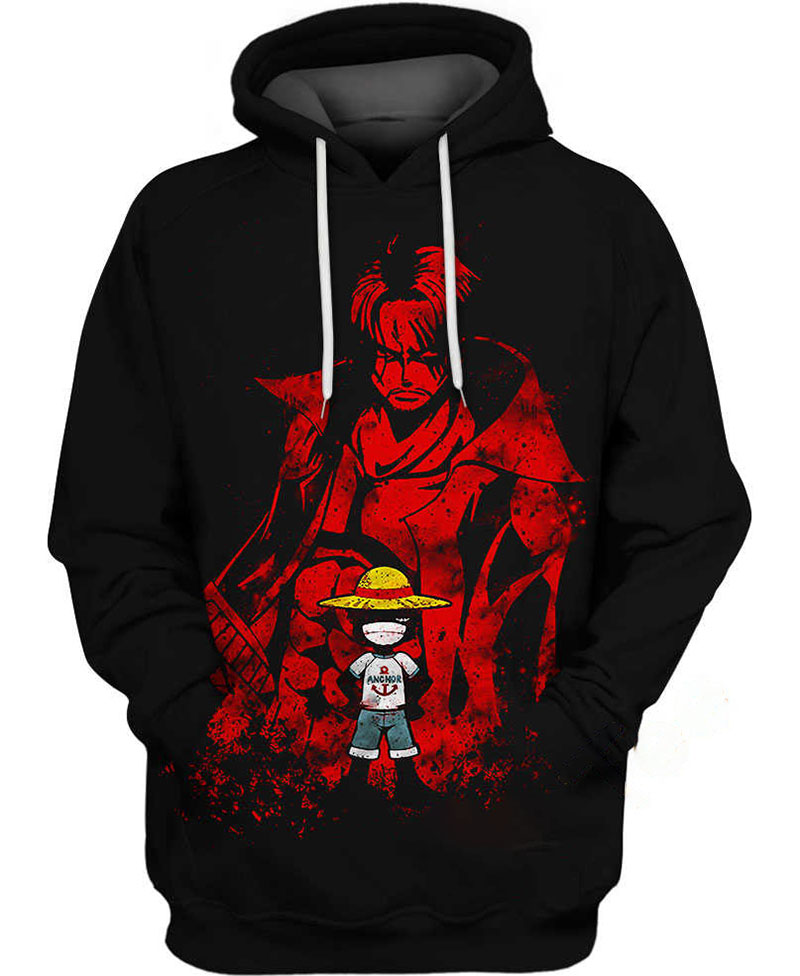 Luffy And Shanks Hoodie 3D