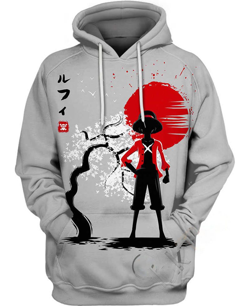 Luffy Cherry Tree Hoodie 3D