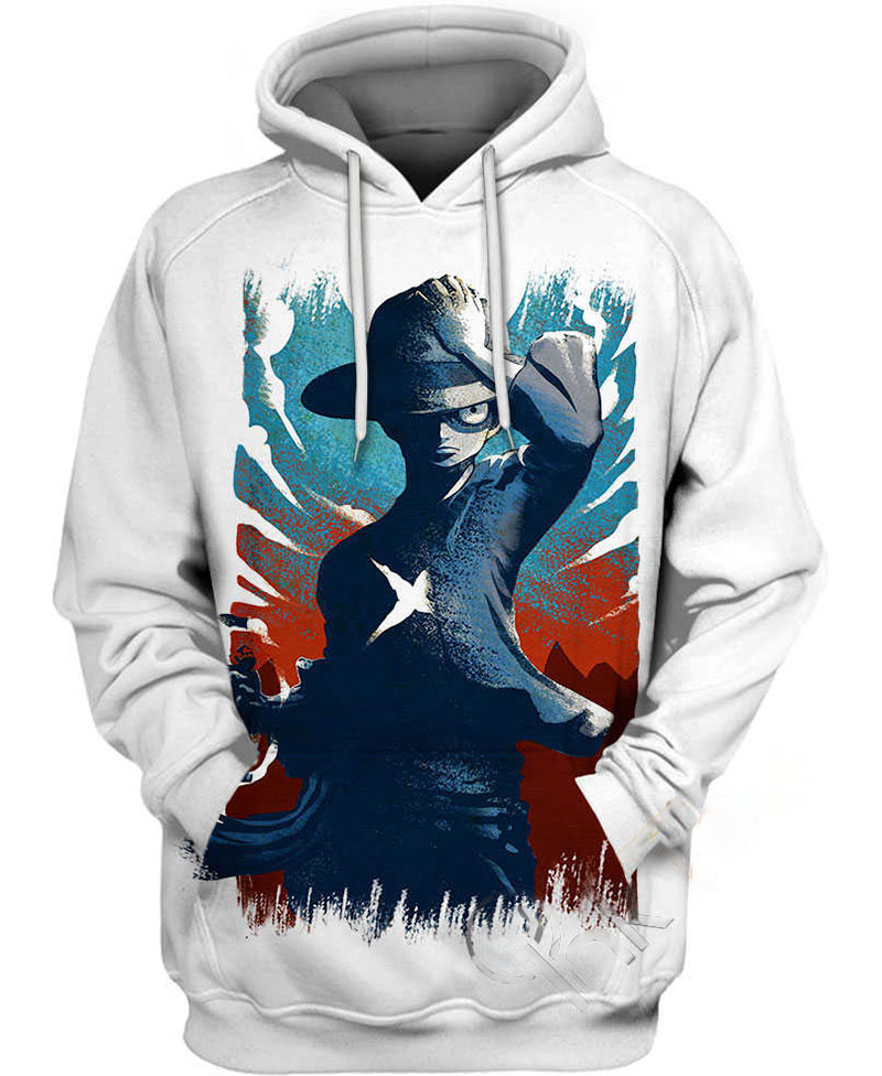 Luffy Dangerous Pirate Hoodie 3D 11 Luffy Dangerous Pirate Hoodie 3D