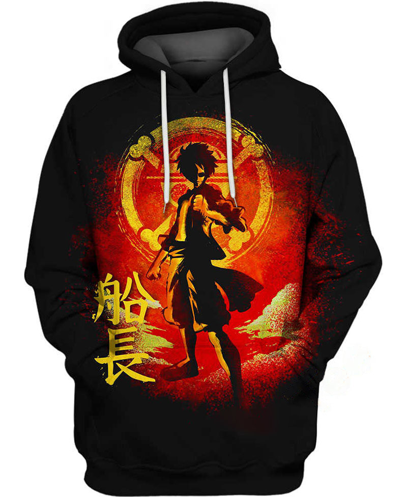 Luffy Determination Hoodie 3D 8 Luffy Determination Hoodie 3D