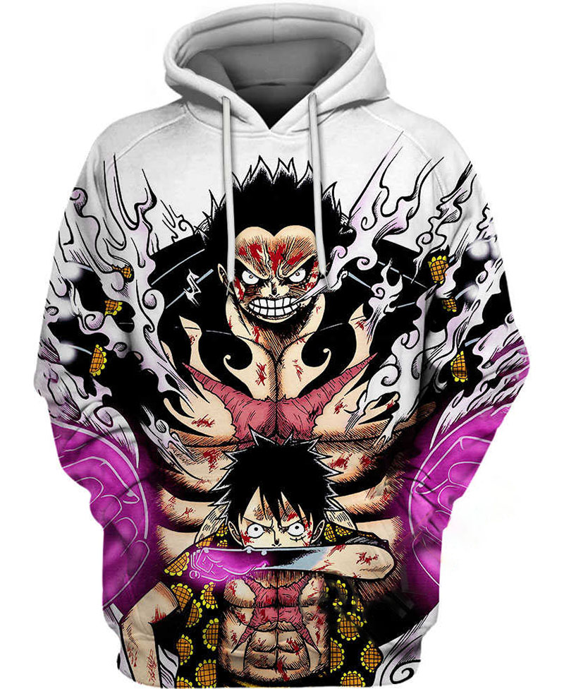 Luffy Gear Hoodie 3D