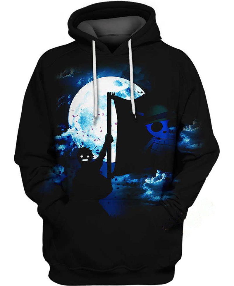 Luffy Pirate Flag Hoodie 3D