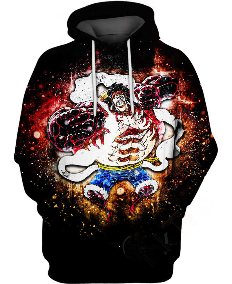 Luffy Rubber Hands Hoodie 3D 8 Luffy Rubber Hands Hoodie 3D