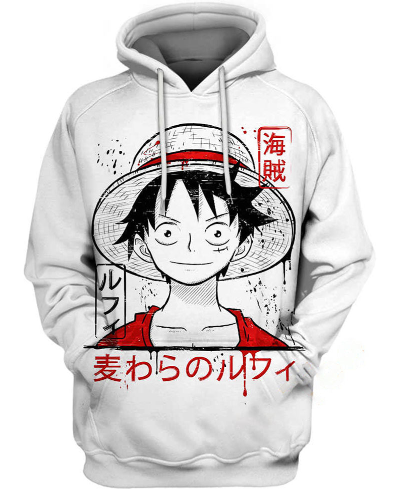 Luffy Straw Hat Hoodie 3D