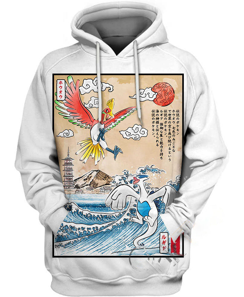 Lugia And Ho-oh Hoodie 3D