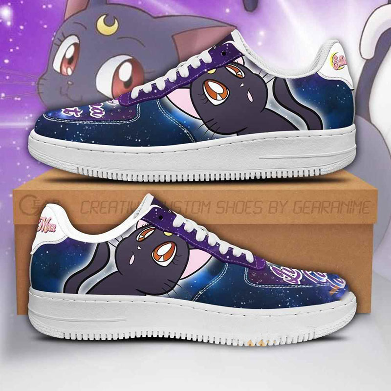 Luna Cat Sailor Moon Anime Nike Air Force Shoes 12 Luna Cat Sailor Moon Anime Nike Air Force Shoes