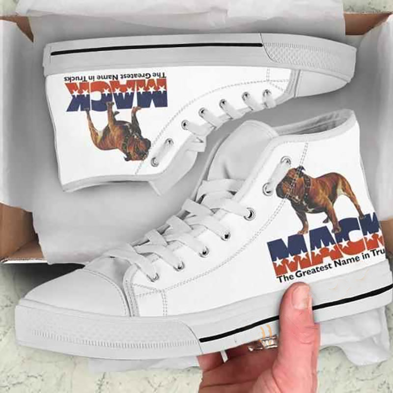 Mack Truck High Top Shoes