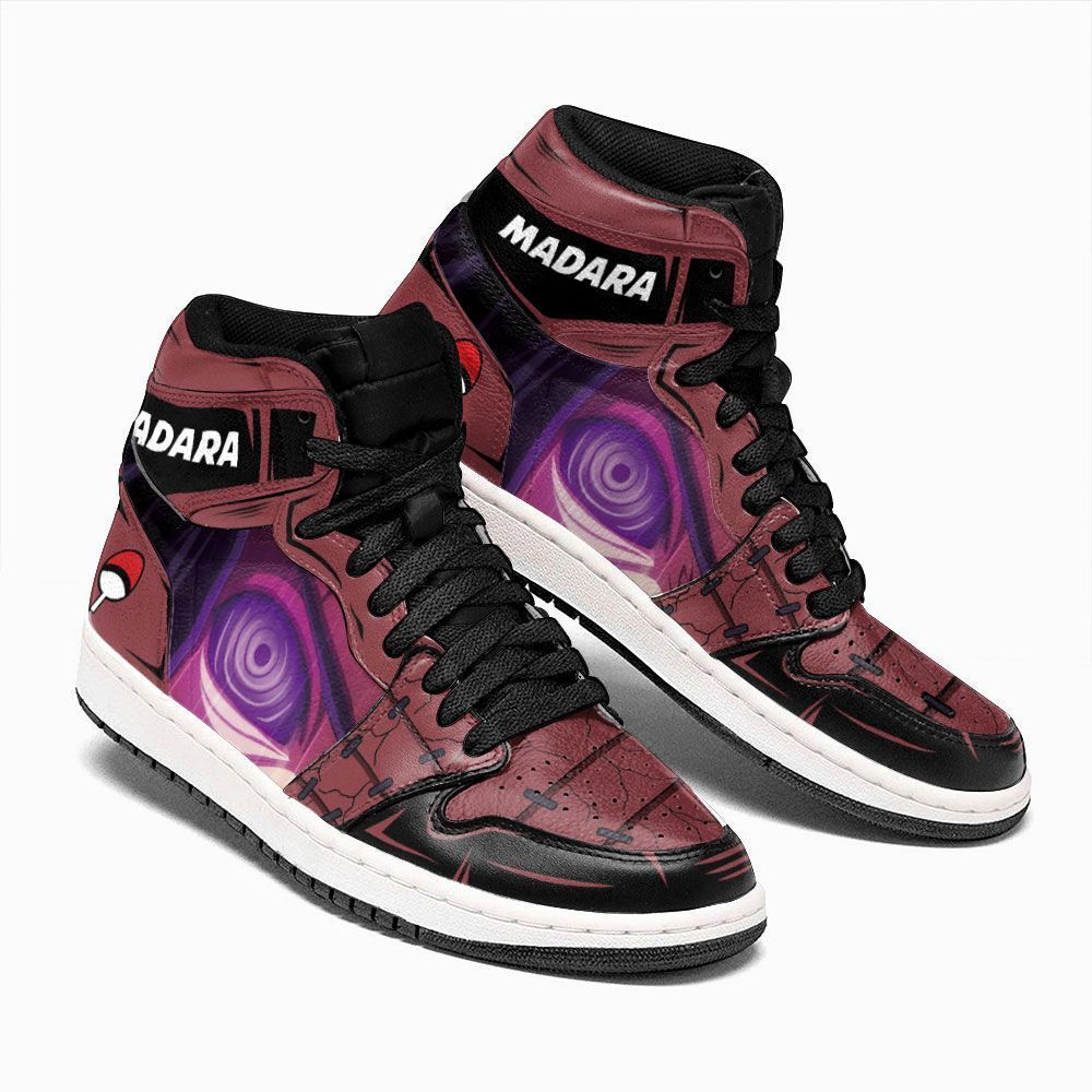 Madara Rinnegan Eye Naruto Custom Anime Air Jordan Shoes 7 Madara Rinnegan Eye Naruto Custom Anime Air Jordan Shoes