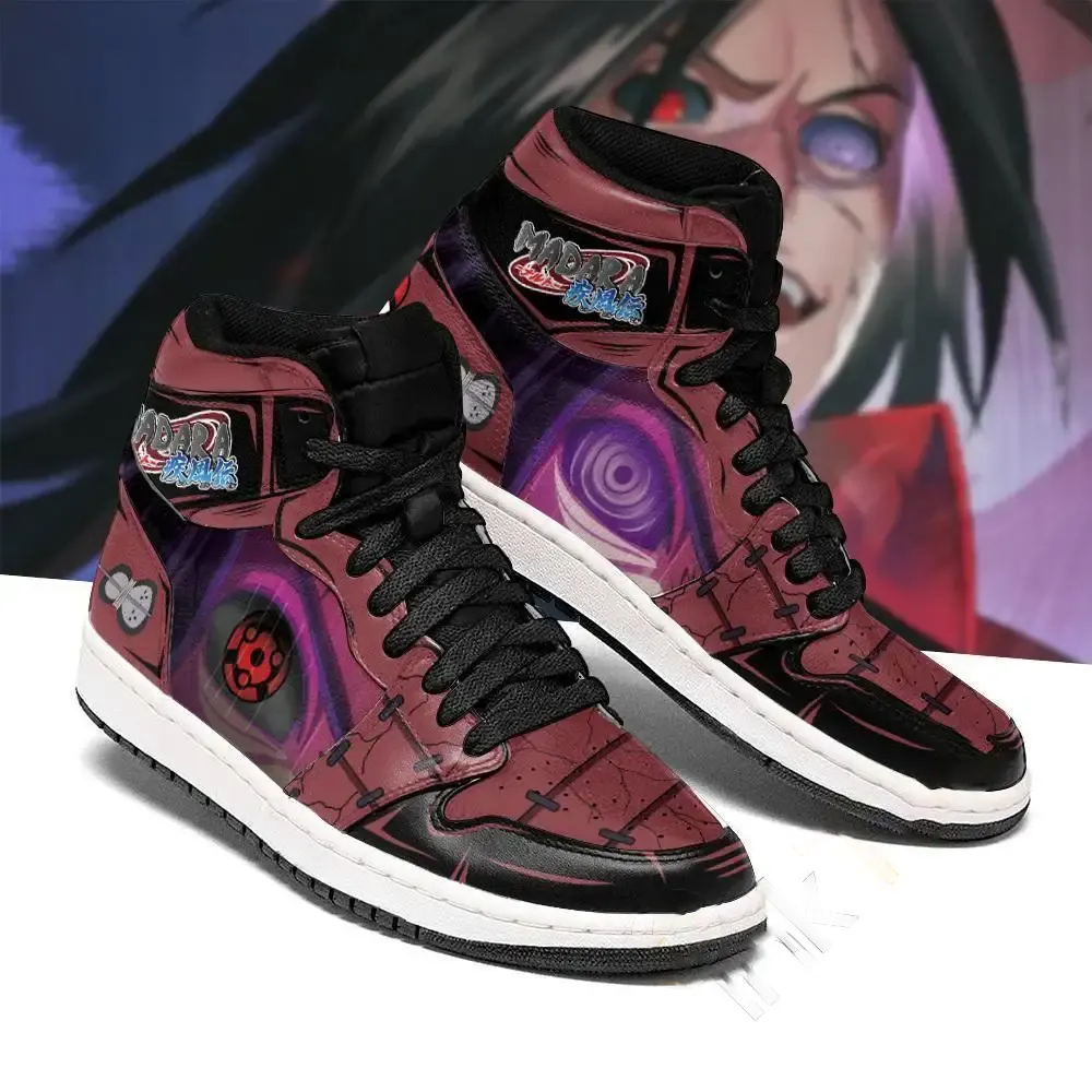 Madara Rinnegan & Mangekyou High Top Anime Amazon Air Jordan Shoes 2 Madara Rinnegan & Mangekyou High Top Anime Amazon Air Jordan Shoes
