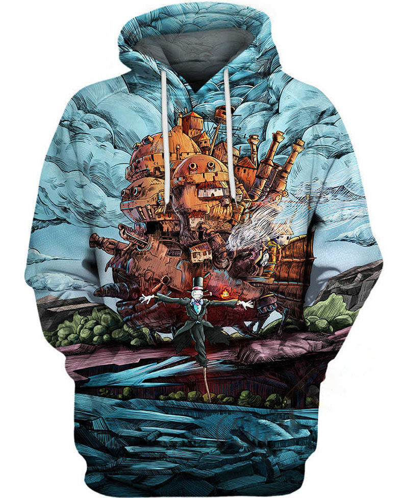 Magical Castle Hoodie 3D