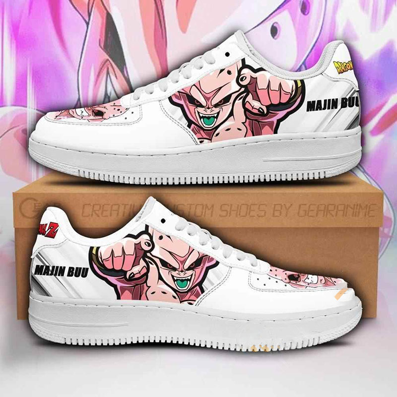 Majin Buu Custom Dragon Ball Z Anime Nike Air Force Shoes 5 Majin Buu Custom Dragon Ball Z Anime Nike Air Force Shoes