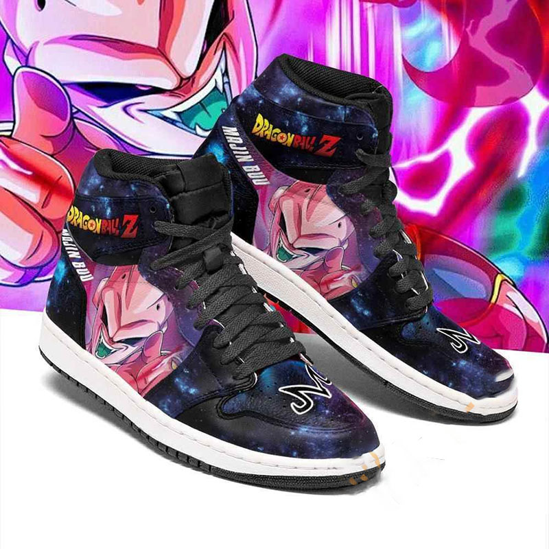 Majin Buu Galaxy Dragon Ball Z Sneakers Anime Air Jordan Shoes 7 Majin Buu Galaxy Dragon Ball Z Sneakers Anime Air Jordan Shoes