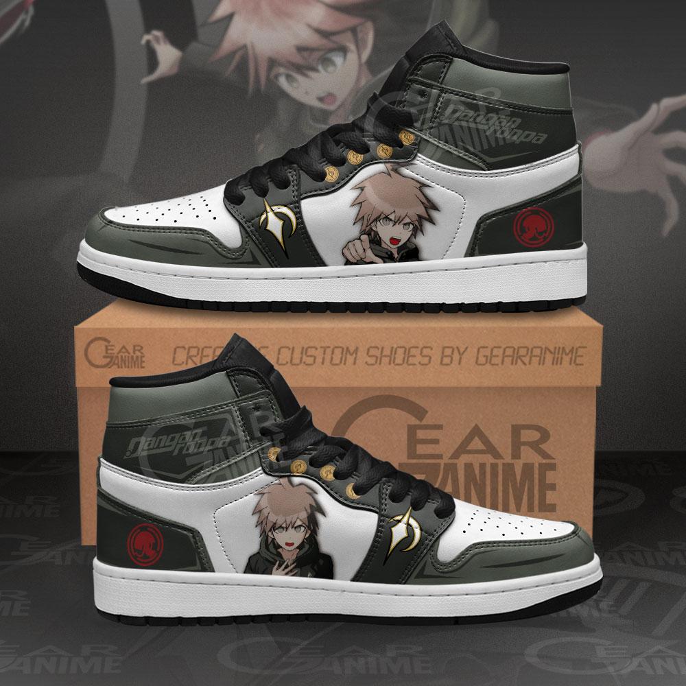 Makoto Naegi Sneakers Dangan Ronpa Custom Anime Air Jordan Shoes 4 Makoto Naegi Sneakers Dangan Ronpa Custom Anime Air Jordan Shoes