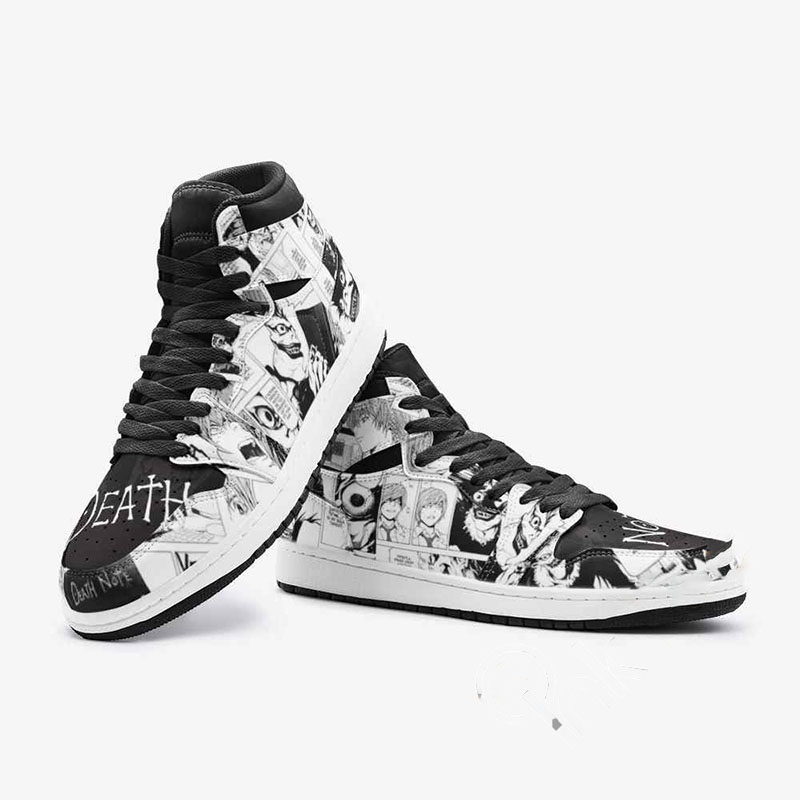 Manga Edition Death Note Custom Air Jordan Shoes 2 Manga Edition Death Note Custom Air Jordan Shoes