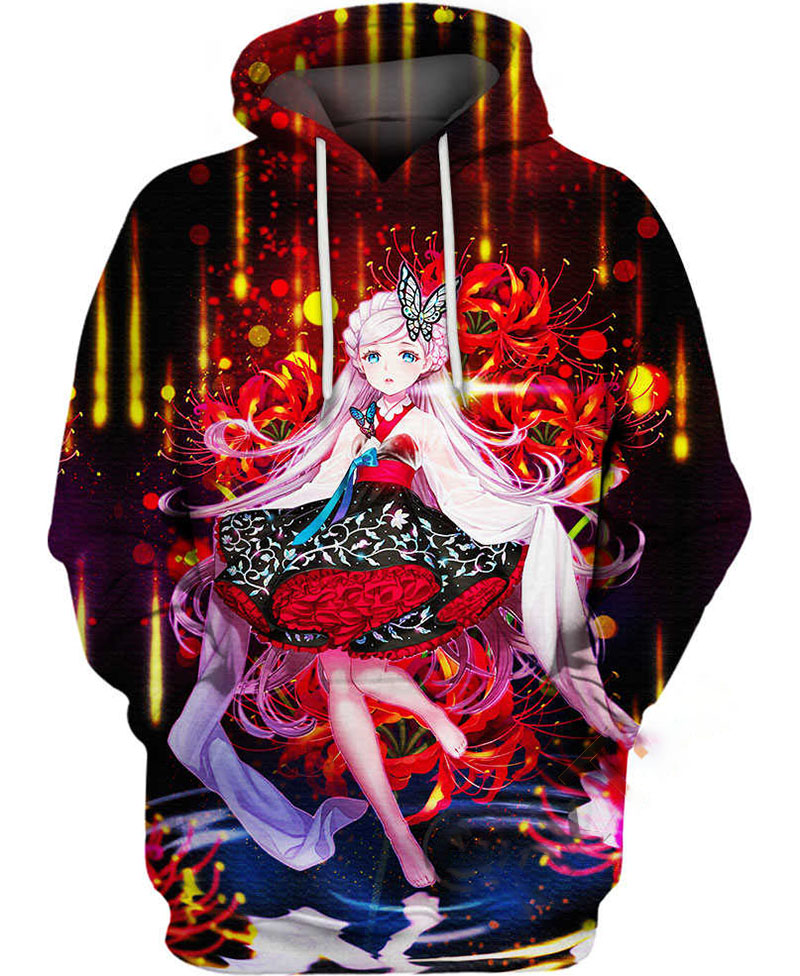 Manjusaka Hoodie 3D 1 Manjusaka Hoodie 3D