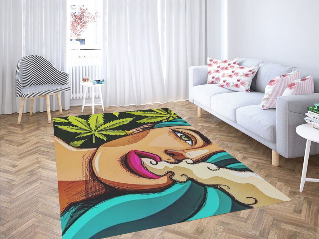 Marihuana Dibujo Mujer Living Room Modern Carpet Rug 5 Marihuana Dibujo Mujer Living Room Modern Carpet Rug