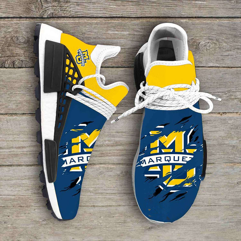 Marquette Golden Eagles Ncaa NMD Human Shoes