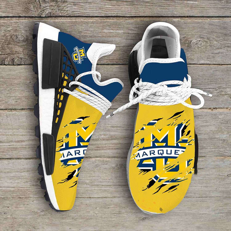 Marquette Golden Eagles Ncaa NMD Human Shoes
