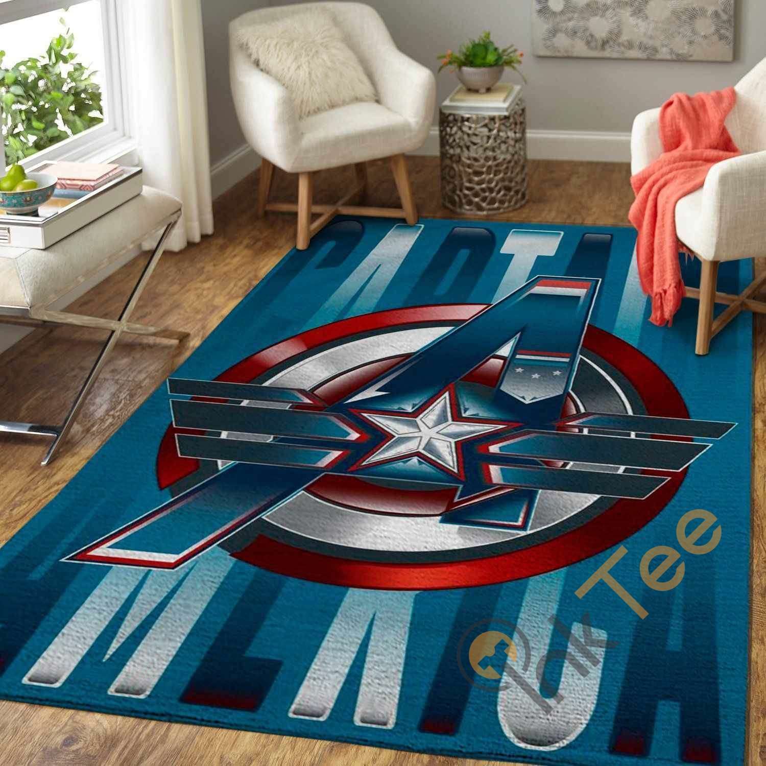 Marvel Superhero Captain America Area Rug 3 Marvel Superhero Captain America Area Rug