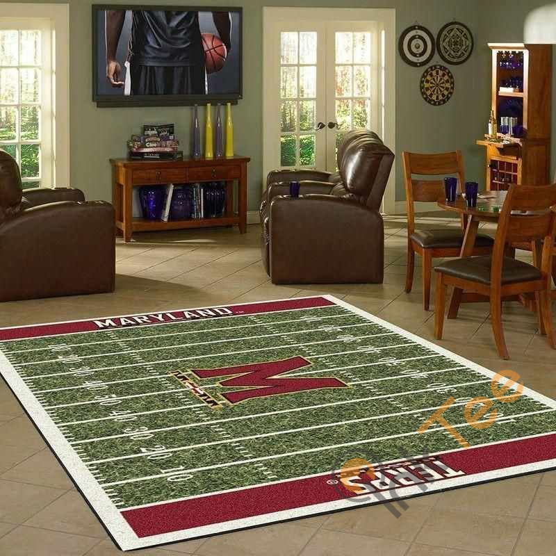 Maryland Terrapins Home Field Area Rug 3 Maryland Terrapins Home Field Area Rug