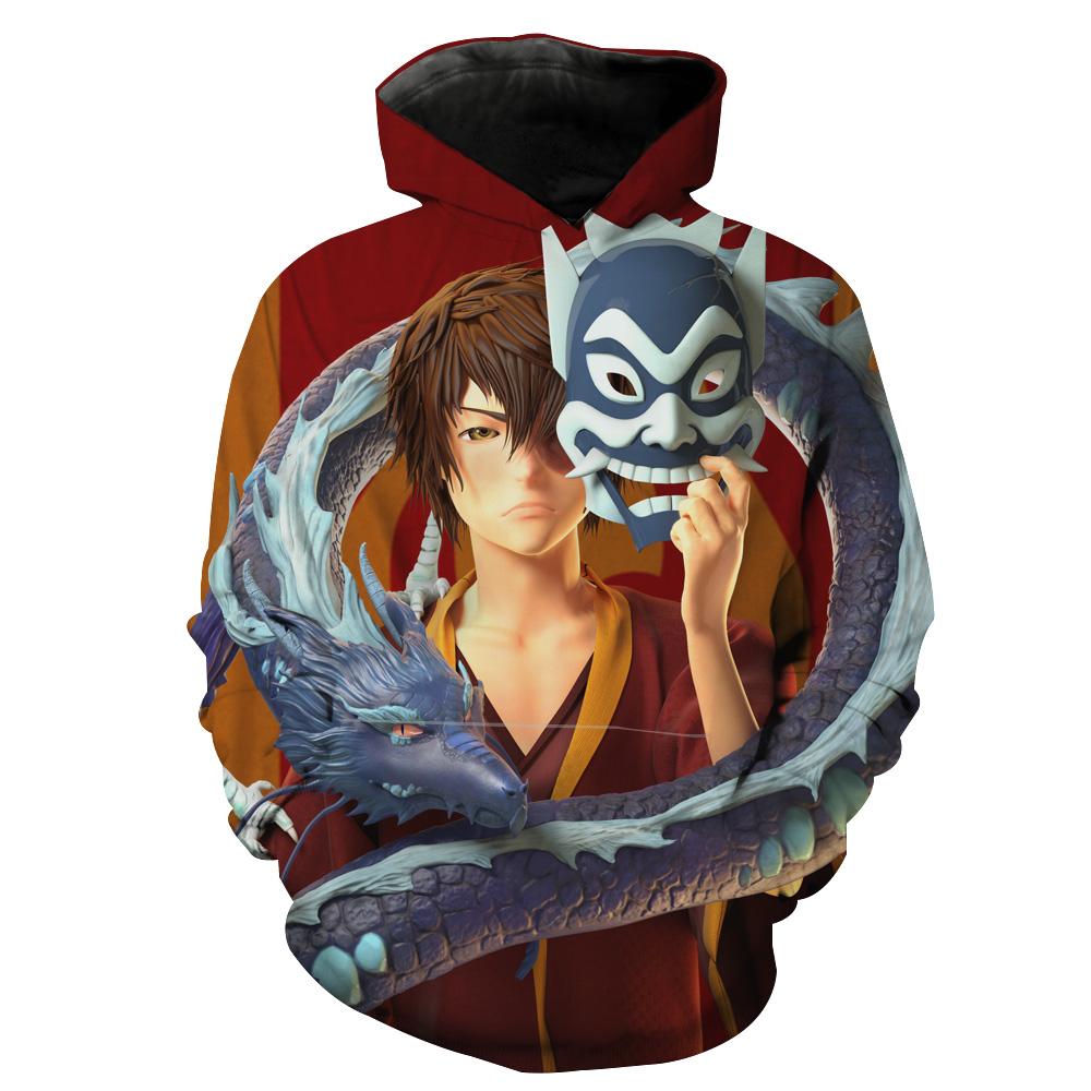 Masked Zuko Avatar The Last Airbenders Hoodie 3D 3 Masked Zuko Avatar The Last Airbenders Hoodie 3D